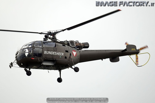 2019-09-07 Zeltweg Airpower 00403 Sud-Aviation SA 316 Alouette III